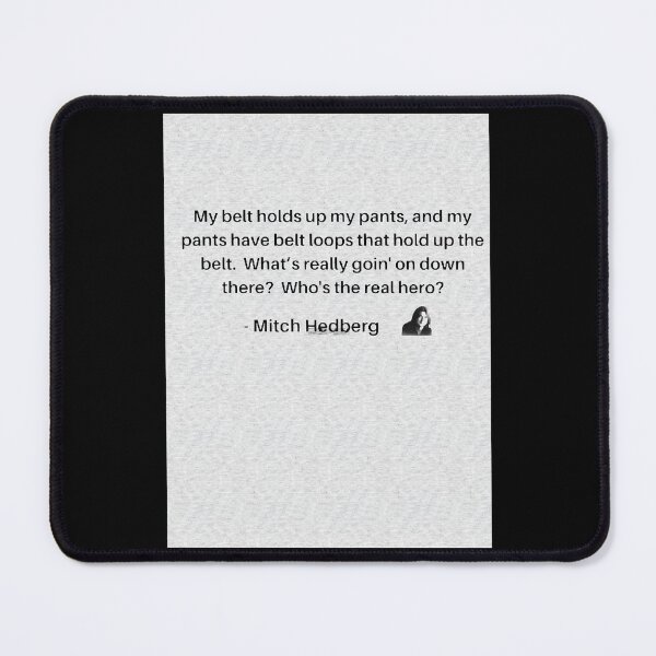 Item preview, Mitch Hedberg - Belt Tri-blend designed and sold by DeadraVaca.