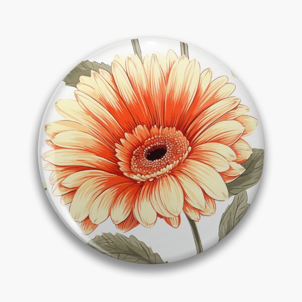 Item preview, Vintage Gerbera Daisy pattern designed and sold by Vindbult.
