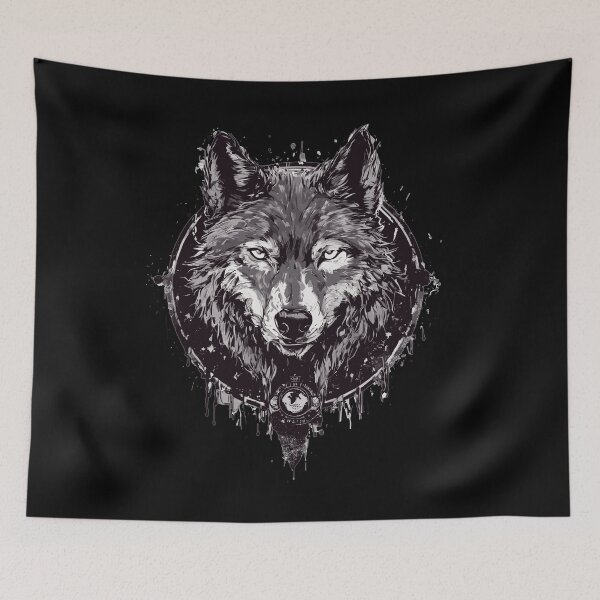 Item preview, Monochromatic Shamanic Wolf Spirit designed and sold by BNCH44.