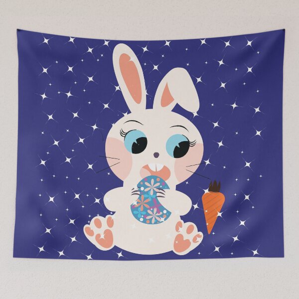 Item preview, bunny cute - moon designed and sold by StarDesigns5.