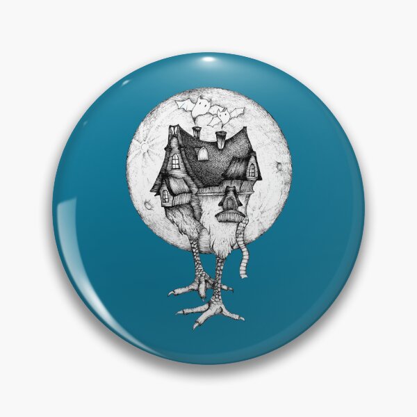 Item preview, Baba Yaga_s house and ghosts designed and sold by VivaClausens.