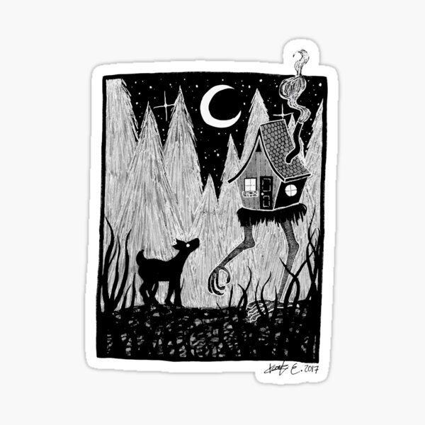 Item preview, Baba Yaga_s House- Inktober2017 designed and sold by VivaClausens.