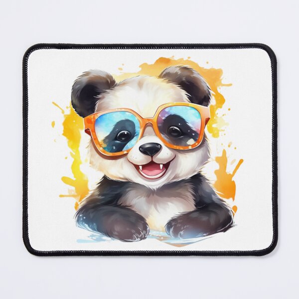 Item preview, Happy Cute Panda with Sunglass designed and sold by PandaPlanner.