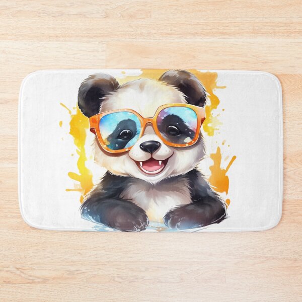 Item preview, Happy Cute Panda with Sunglass designed and sold by PandaPlanner.