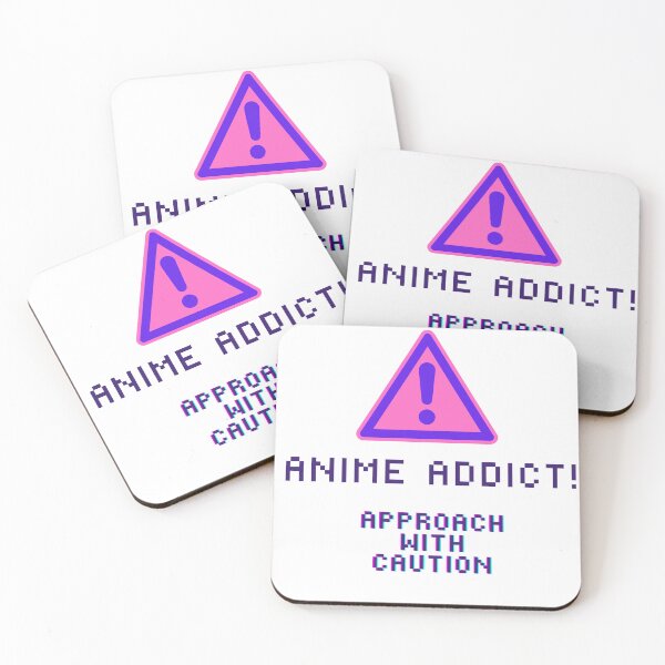 Item preview, Anime Addict Approach with caution designed and sold by AnimeCloud.