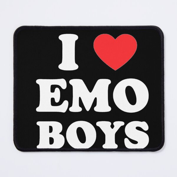 Item preview, I LOVE EMO BOYS Y2K GRAPHIC T-SHIRT designed and sold by takemeoffshirts.