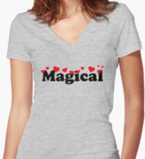 Magical af Women's Fitted V-Neck T-Shirt