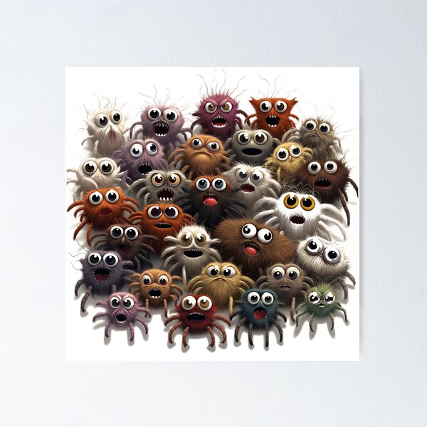 Item preview, Jumping spiders tangle designed and sold by darkfantasy-atk.