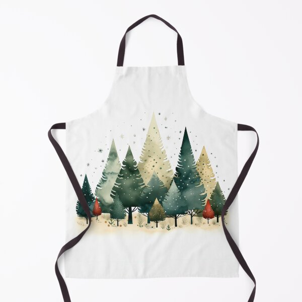 Item preview,  simple Christmas trees art illustration  designed and sold by Inktown.