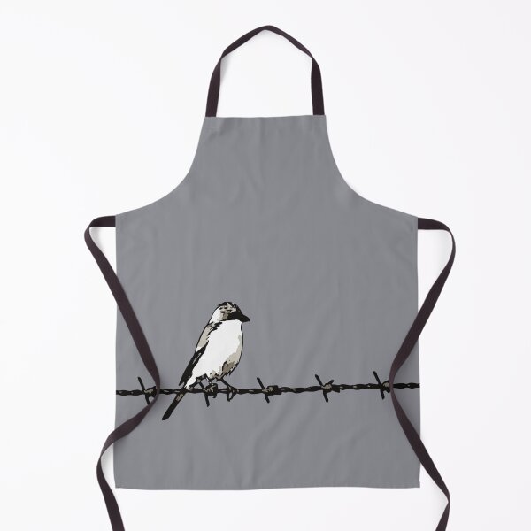 Artikelvorschau, Minimalistischer Vogel auf Stacheldraht, Schwarz-Weiß-Illustration entworfen und verkauft von taiche.
