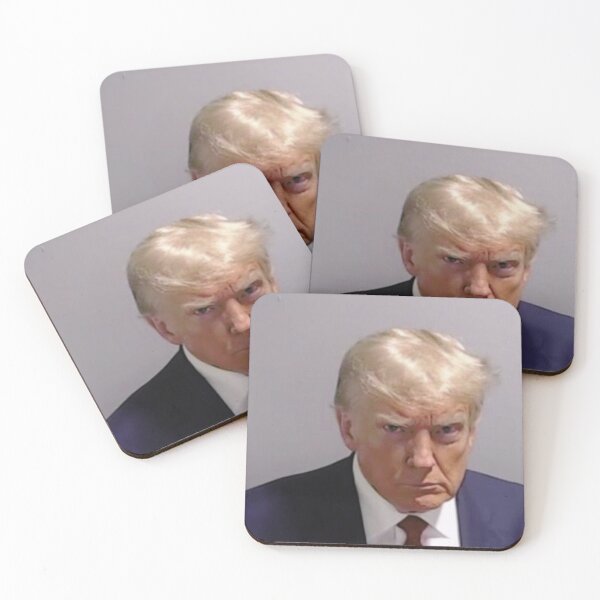 Item preview, MUGSHOT ELECTION INTERFERENCE NEVER SURRENDER Donald Trump designed and sold by khachiche.
