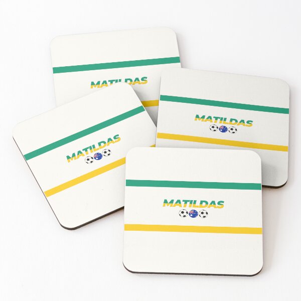 Item preview, Matildas Woman Soccer World Cup 2023, Australian Womens Soccer, Australian flag/ Green and yellow designed and sold by SoloAutenica.