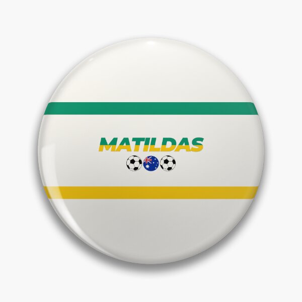 Item preview, Matildas Woman Soccer World Cup 2023, Australian Womens Soccer, Australian flag/ Green and yellow designed and sold by SoloAutenica.