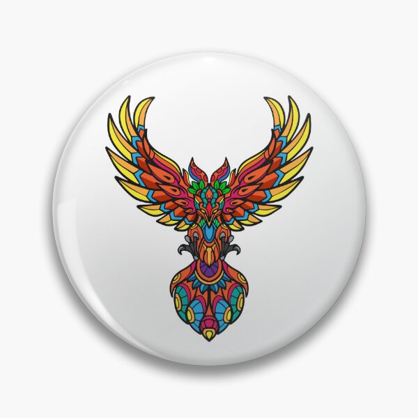 Item preview, Colorful Phoenix Bird Mandala Artwork designed and sold by Thiago Régis.