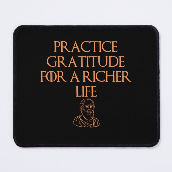 Item preview, Practice Gratitude Quote Design designed and sold by OurPhilosophy.