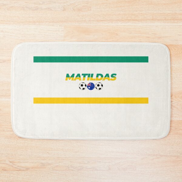 Item preview, Matildas Woman Soccer World Cup 2023, Australian Womens Soccer, Australian flag/ Green and yellow designed and sold by SoloAutenica.