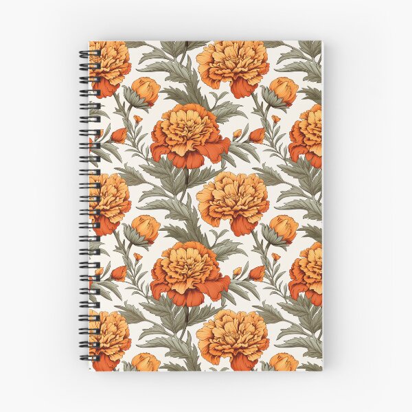 Item preview, Vintage Marigold flower pattern designed and sold by Vindbult.