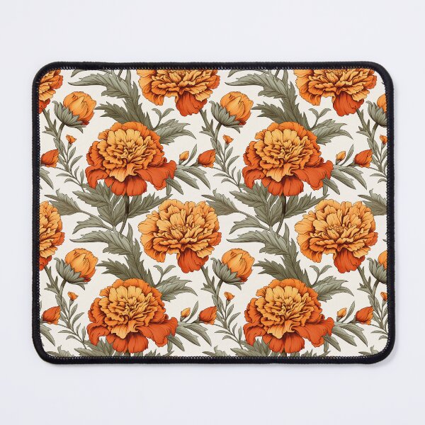 Item preview, Vintage Marigold flower pattern designed and sold by Vindbult.