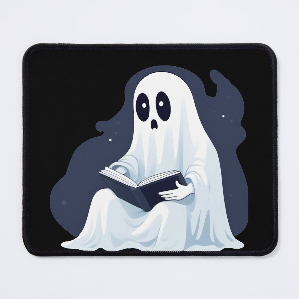 Item preview, Spooky Halloween Bookworm ghost designed and sold by Ridaelb.