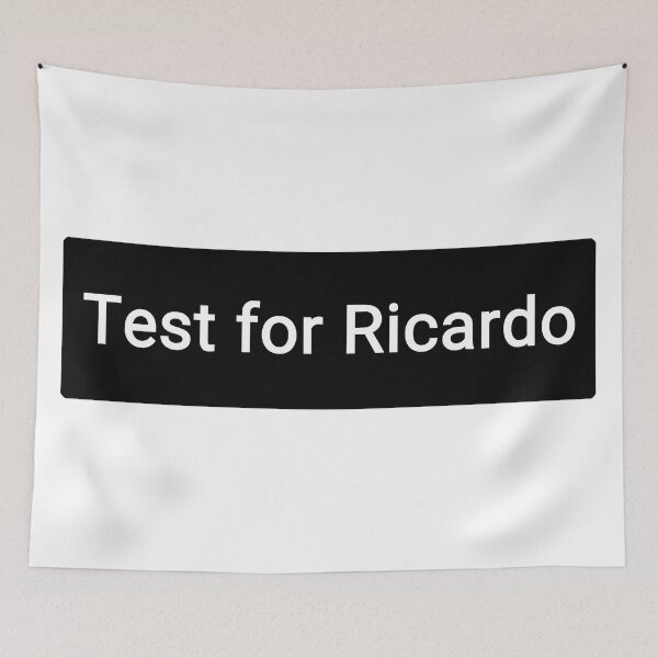 Item preview, Test for Ricardo designed and sold by ParallaxG.