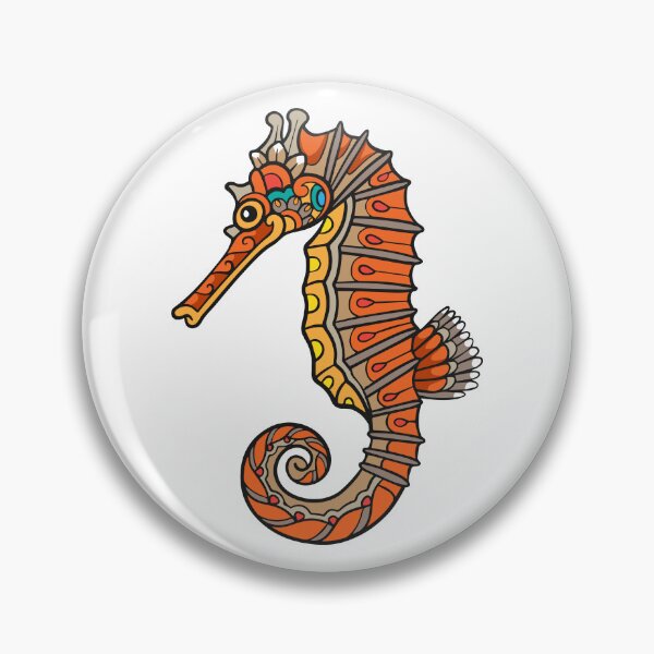 Item preview, Colorful Seahorse Mandala Artwork designed and sold by Thiago Régis.