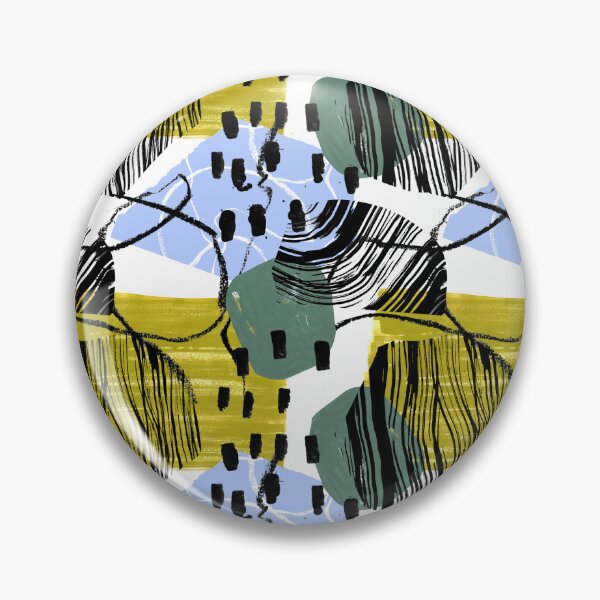 Item preview, Abstract // Yellow, Black & Green designed and sold by LaraElsieDesign.