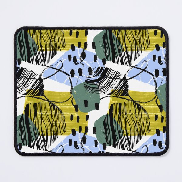 Item preview, Abstract // Yellow, Black & Green designed and sold by LaraElsieDesign.