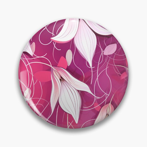 Item preview, floral pattern on fuchsia background. designed and sold by ounas1b.