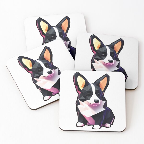 Item preview, Dog Corgi Low Poly Art designed and sold by WELCRAFT.