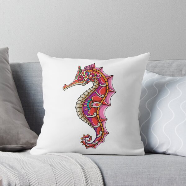 Item preview, Colorful Seahorse Mandala Artwork designed and sold by Thiago Régis.