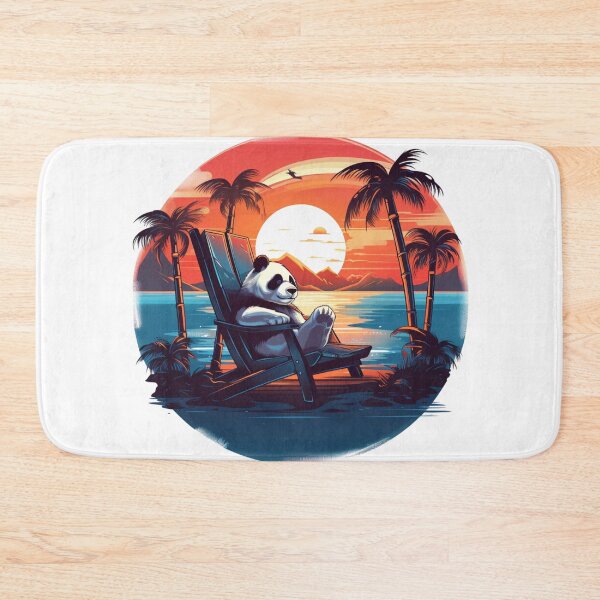 Item preview, Panda chill out in sunset V2 designed and sold by PandaPlanner.