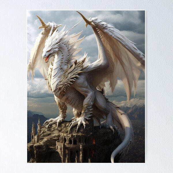 Item preview, White Dragon 16 designed and sold by Studio Magical Moments.