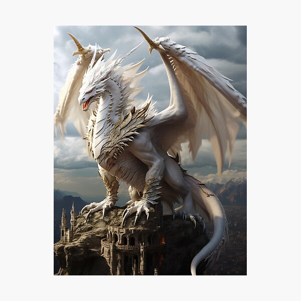 Item preview, White Dragon 16 designed and sold by Studio Magical Moments.