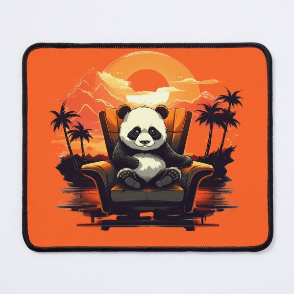 Item preview, Panda chill out in sunset V3 designed and sold by PandaPlanner.