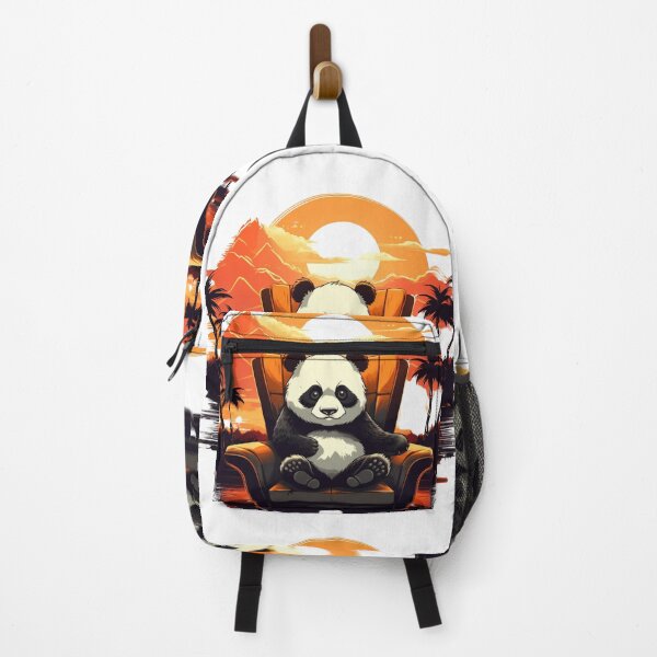 Item preview, Panda chill out in sunset V3 designed and sold by PandaPlanner.