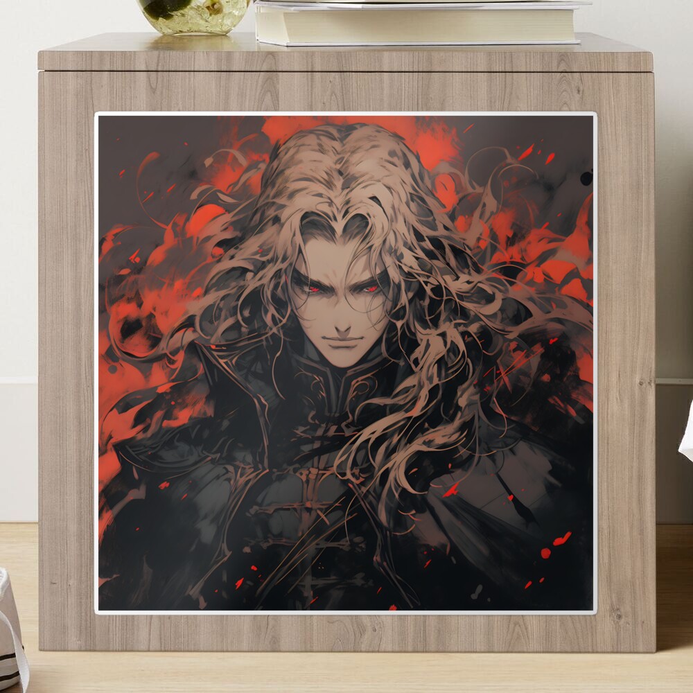 Hunters of the Dark: Explore the Supernatural World with Vampire Hunter D.  Illustrations: Bloodlust Sticker by InsaneLEDP