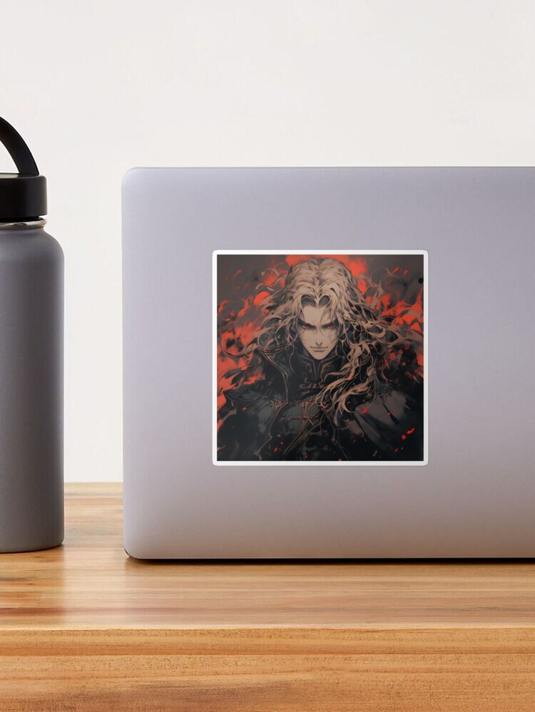 Hunters of the Dark: Explore the Supernatural World with Vampire Hunter D.  Illustrations: Bloodlust Sticker by InsaneLEDP