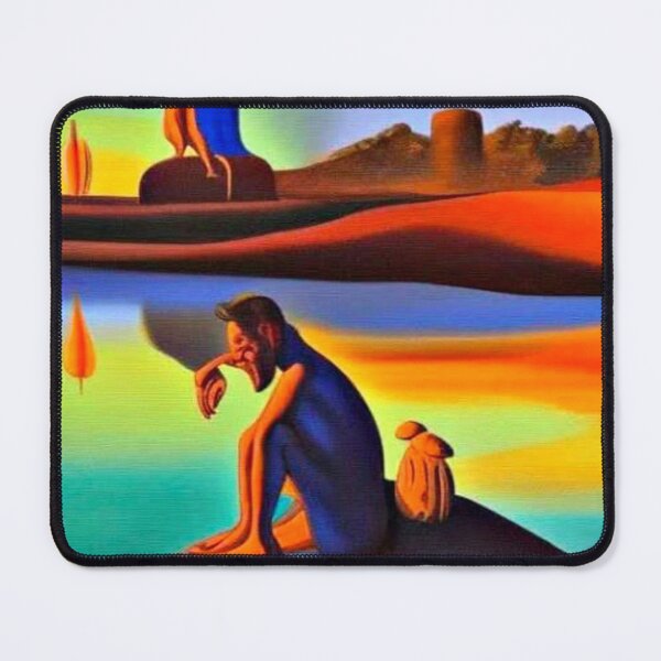 Item preview, Sadness sits by the river designed and sold by George Hutton Hunter.