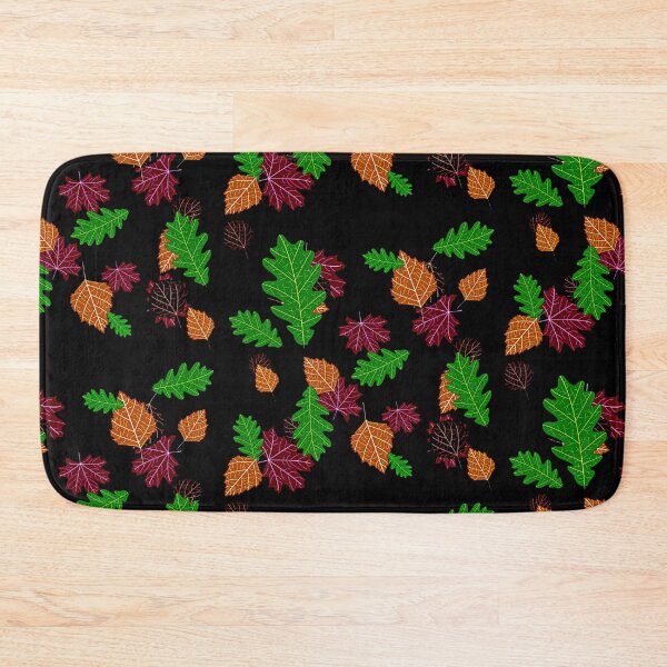 Item preview, Colorful autumn leaves on a dark background designed and sold by FlowerandDesing.