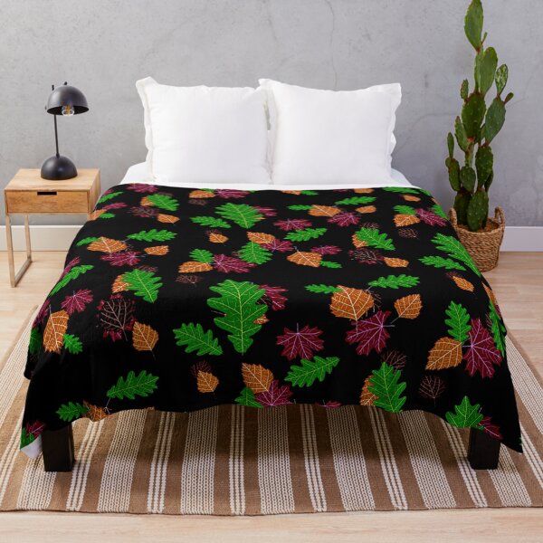 Item preview, Colorful autumn leaves on a dark background designed and sold by FlowerandDesing.