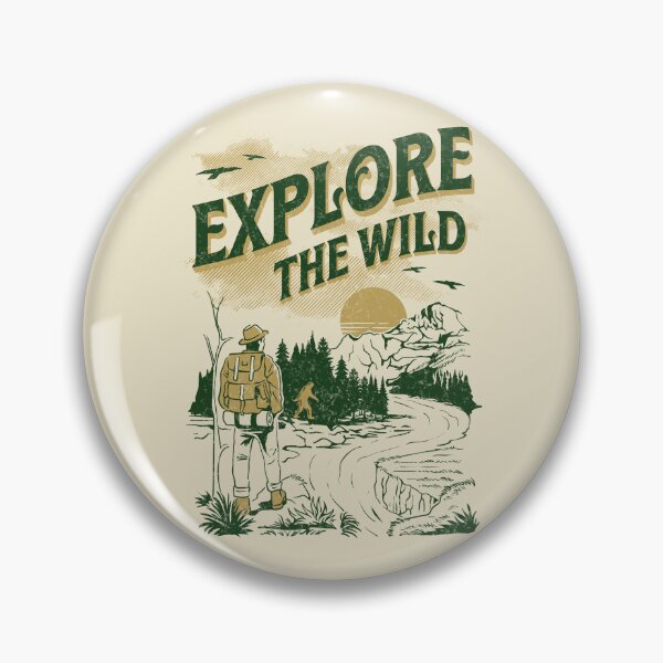 Item preview, Explore the Wild Bigfoot Hunting Distress designed and sold by PUFFYP.