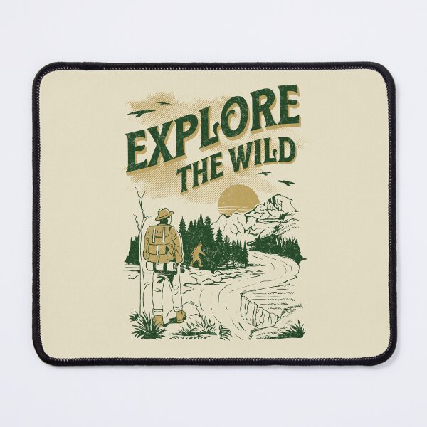 Item preview, Explore the Wild Bigfoot Hunting Distress designed and sold by PUFFYP.