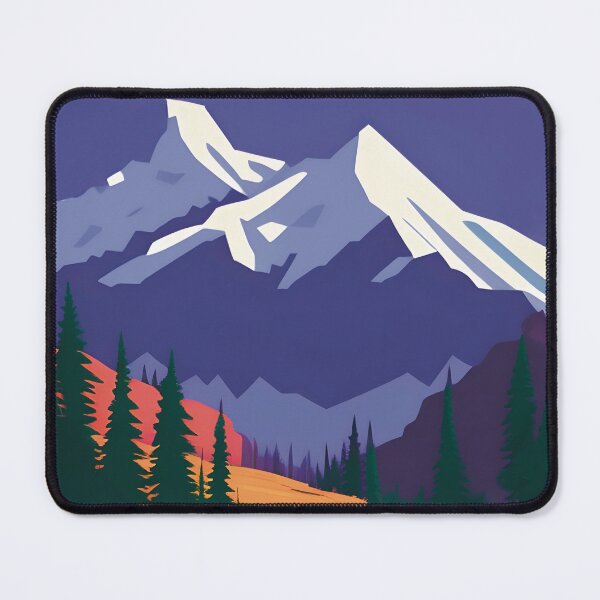 Item preview, Purple Snowcapped Mountains designed and sold by SapphireCompass.