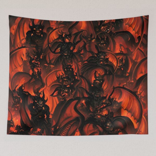 Item preview, Dragons and demons designed and sold by Glenbobagins.