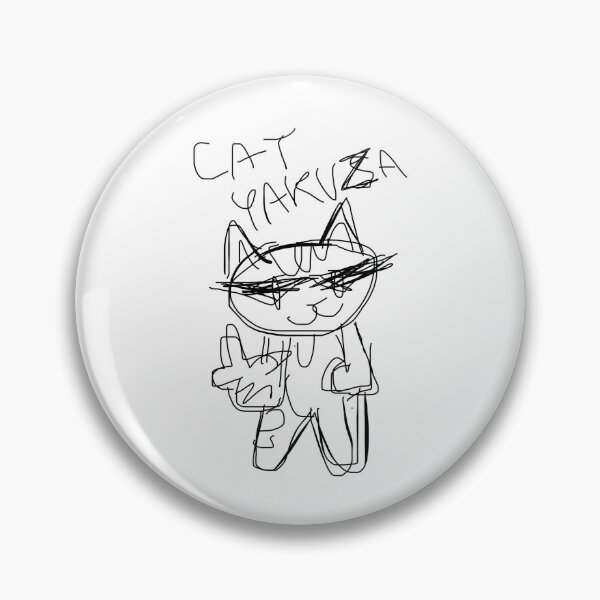 Item preview, Holyshi-t Hand-draw Cat Yakuza Ver designed and sold by ShioriArt Design.