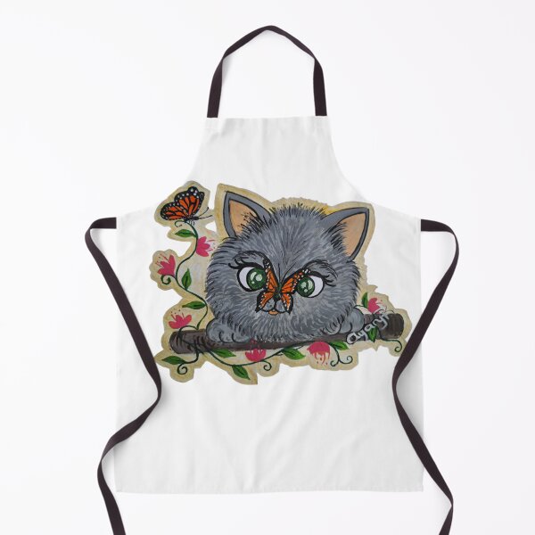 Item preview, kitten with butterfly designed and sold by ayarydesign.