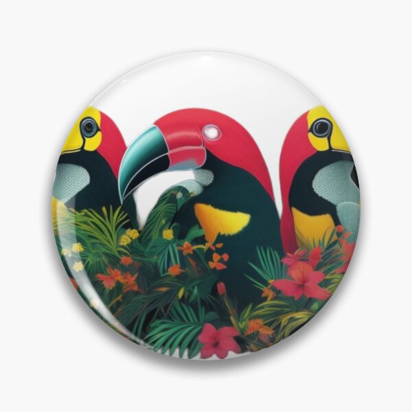 Item preview, look at this beautiful family of toucans they can be in your wardrobe NOW! designed and sold by Animalissima.
