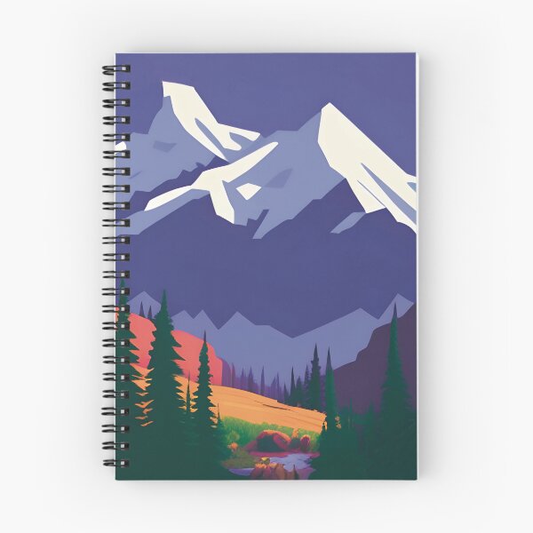 Item preview, Purple Snowcapped Mountains designed and sold by SapphireCompass.