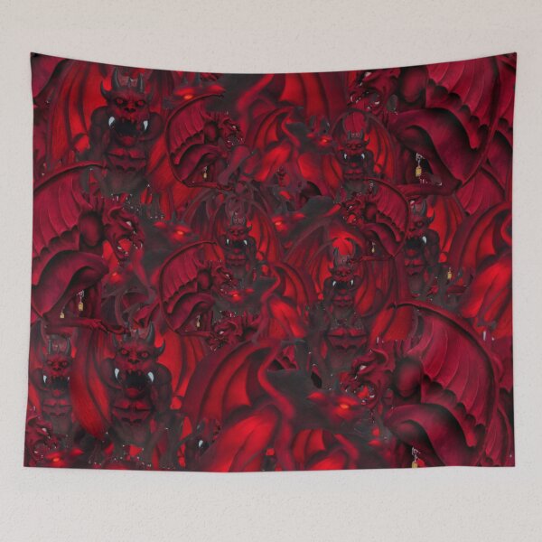 Item preview, Dragons demons gargoyles designed and sold by Glenbobagins.