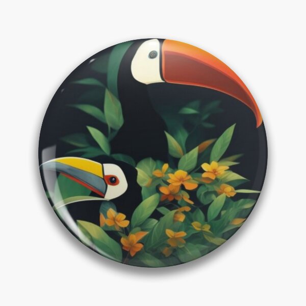 Item preview, See this beautiful family of toucans, these animals are very common in the Brazilian forests, this family can be in your wardrobe, you can buy it now and have this beautiful print in your home. designed and sold by Animalissima.